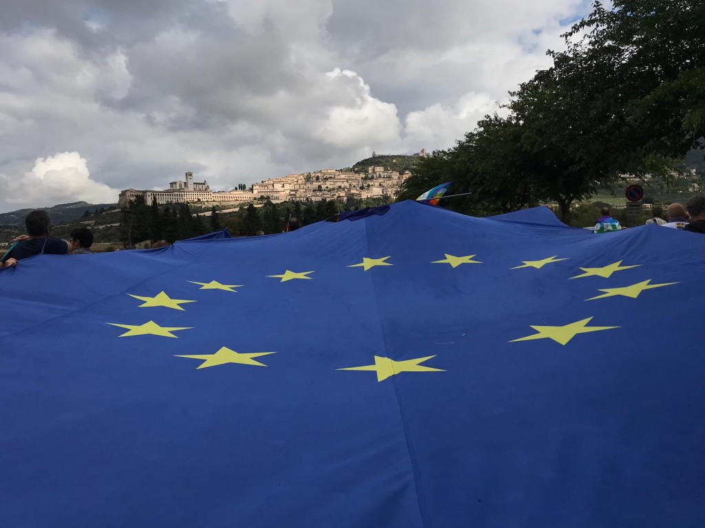 Bandiera con sfondo